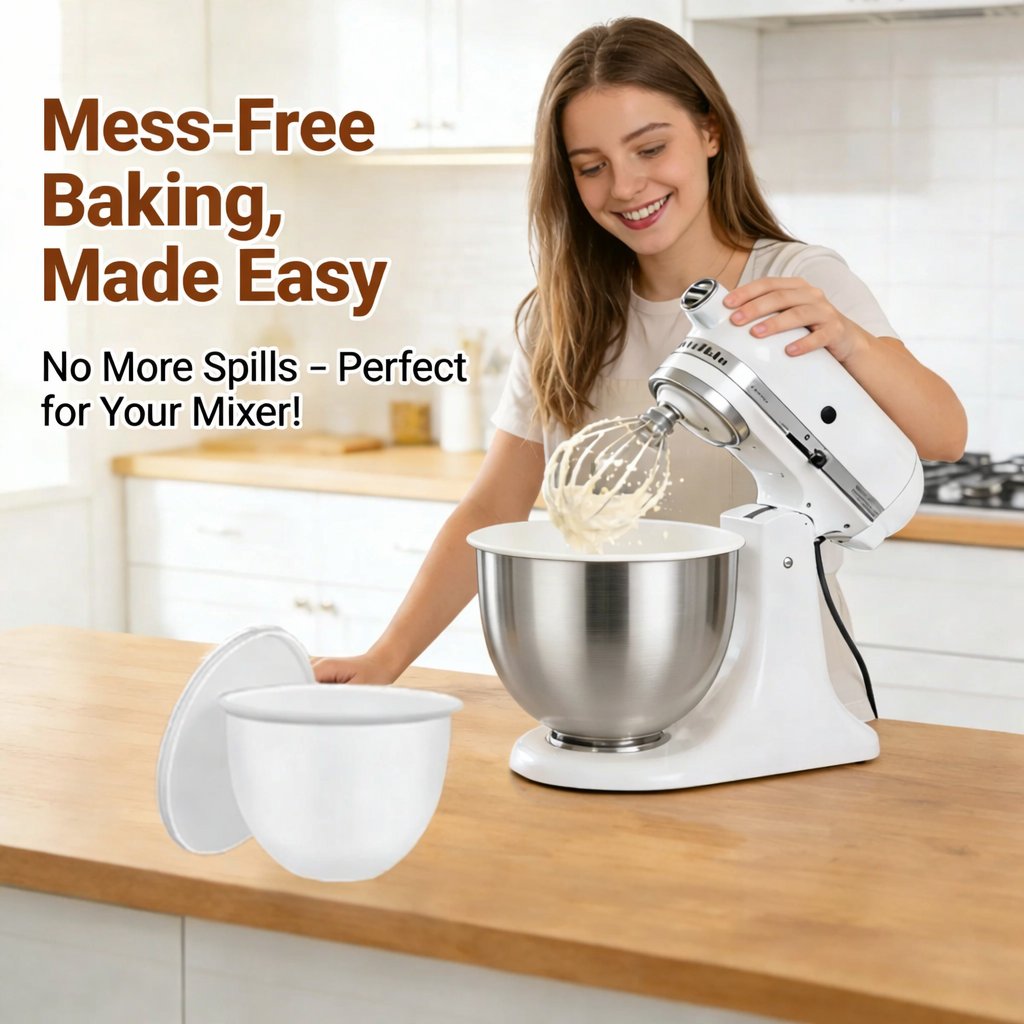 🍰 Tilt-Head Stand Mixer Silicone Bowl Liner Set (3-Pack)