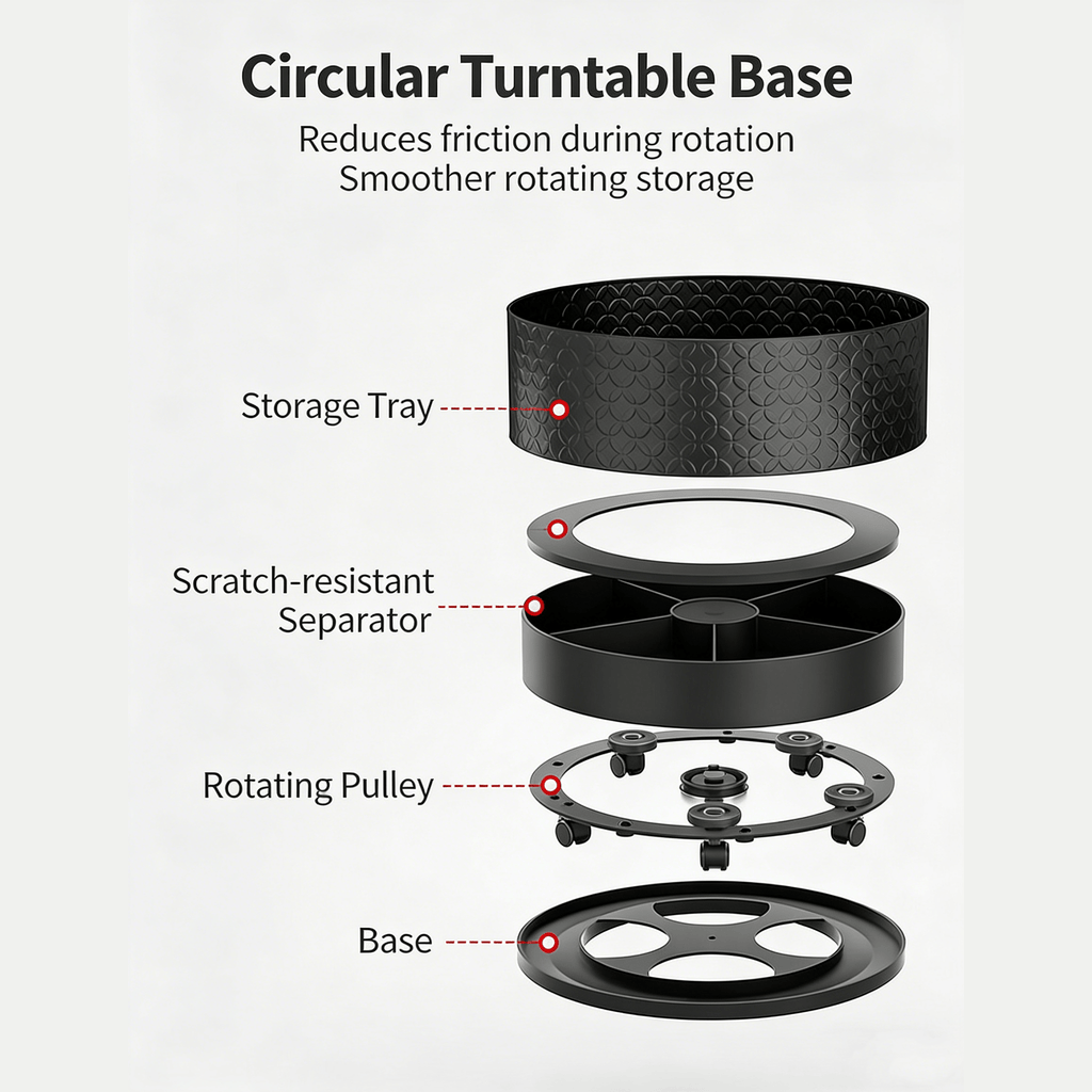 Rotating Spice Rack with Paper Towel Holder🧂🍳