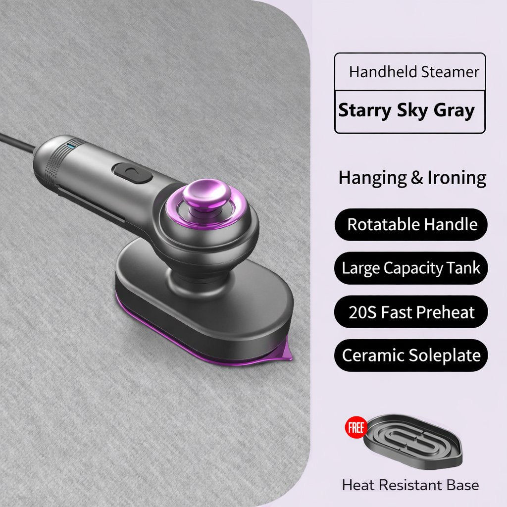 ✨ Mini Steam Iron – Smooth Clothes in Minutes, Anywhere