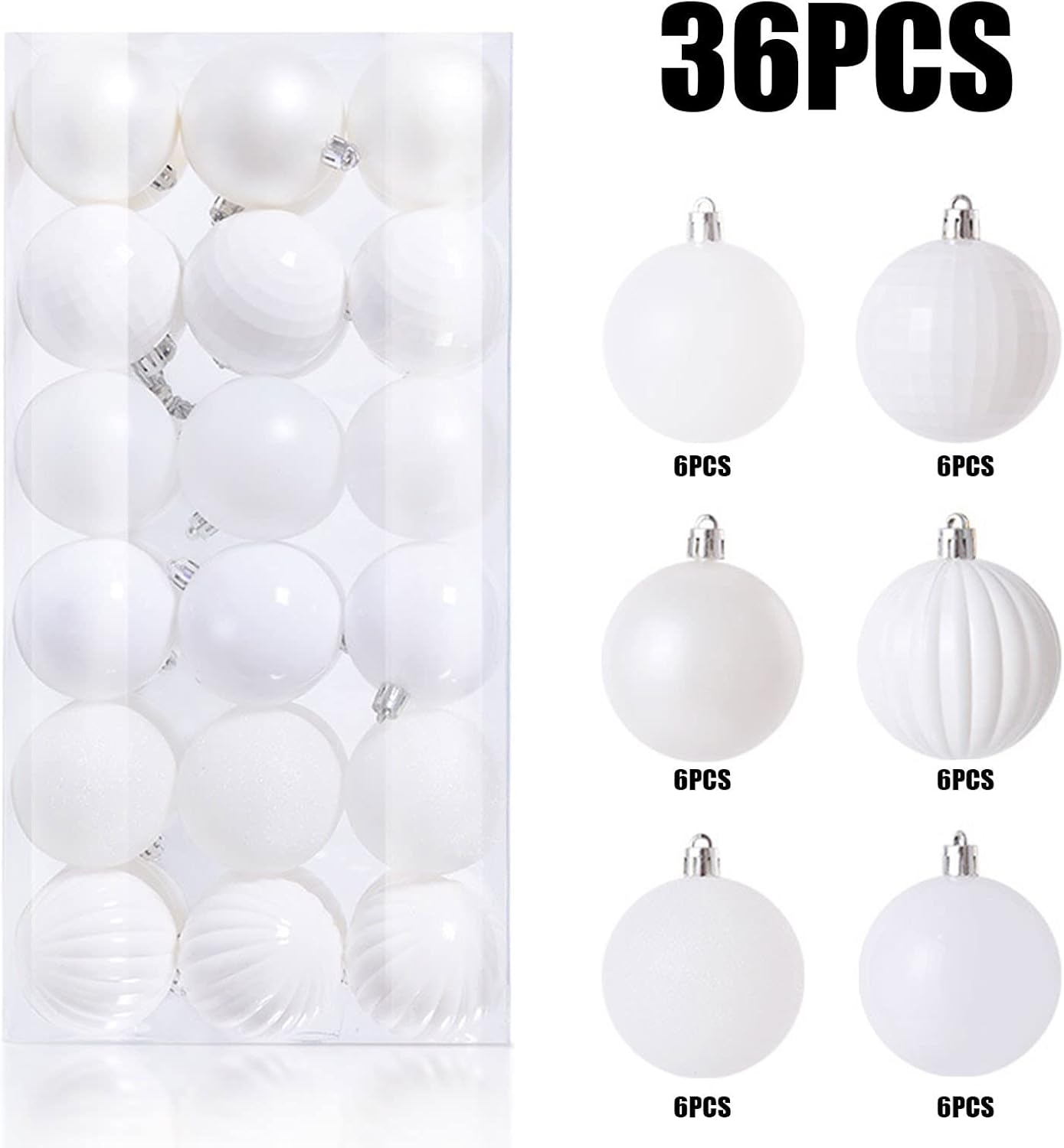 36 adornos de bola de Navidad