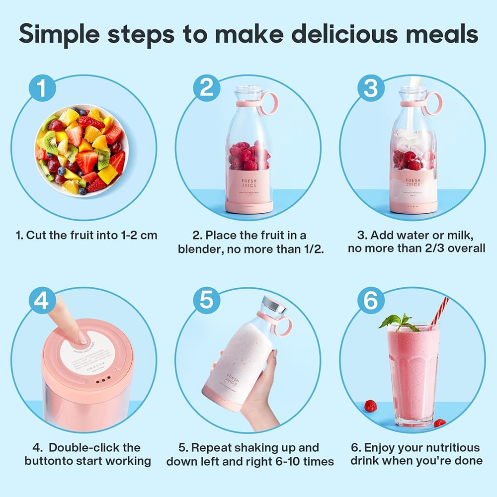 Portable Blender for Shakes & Smoothies