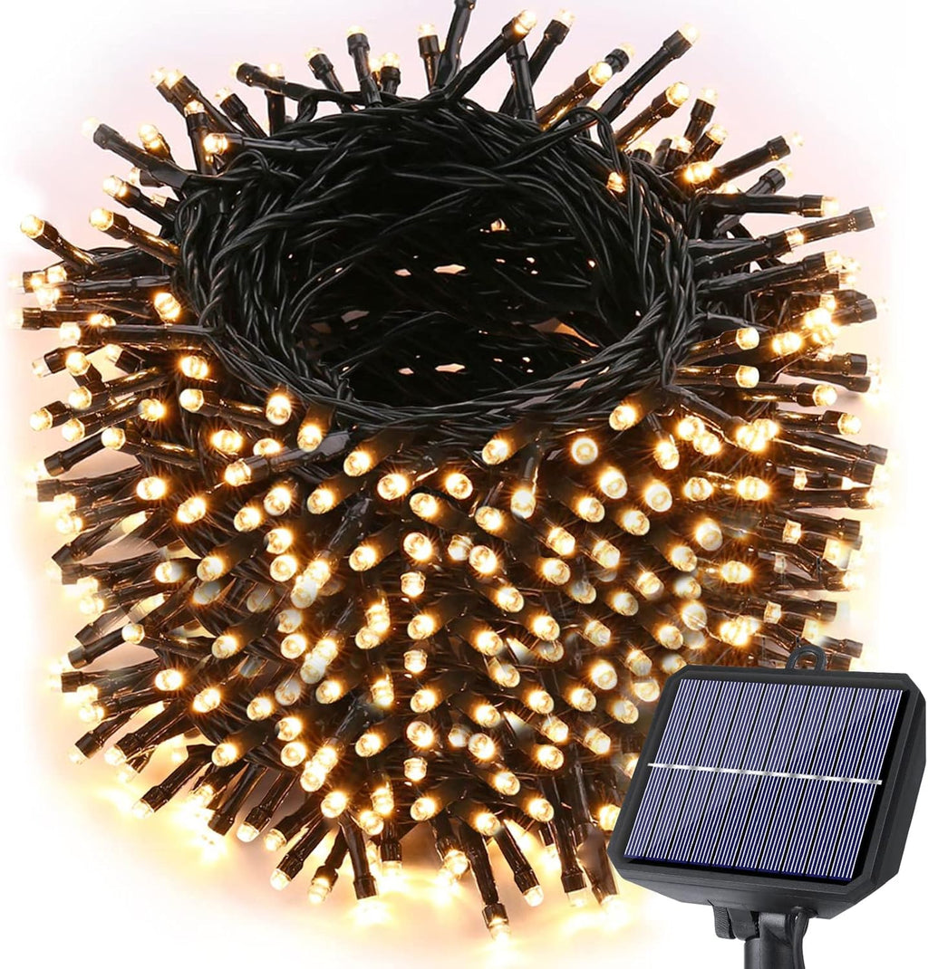 Solar Christmas Lights, 105 ft 300 LED