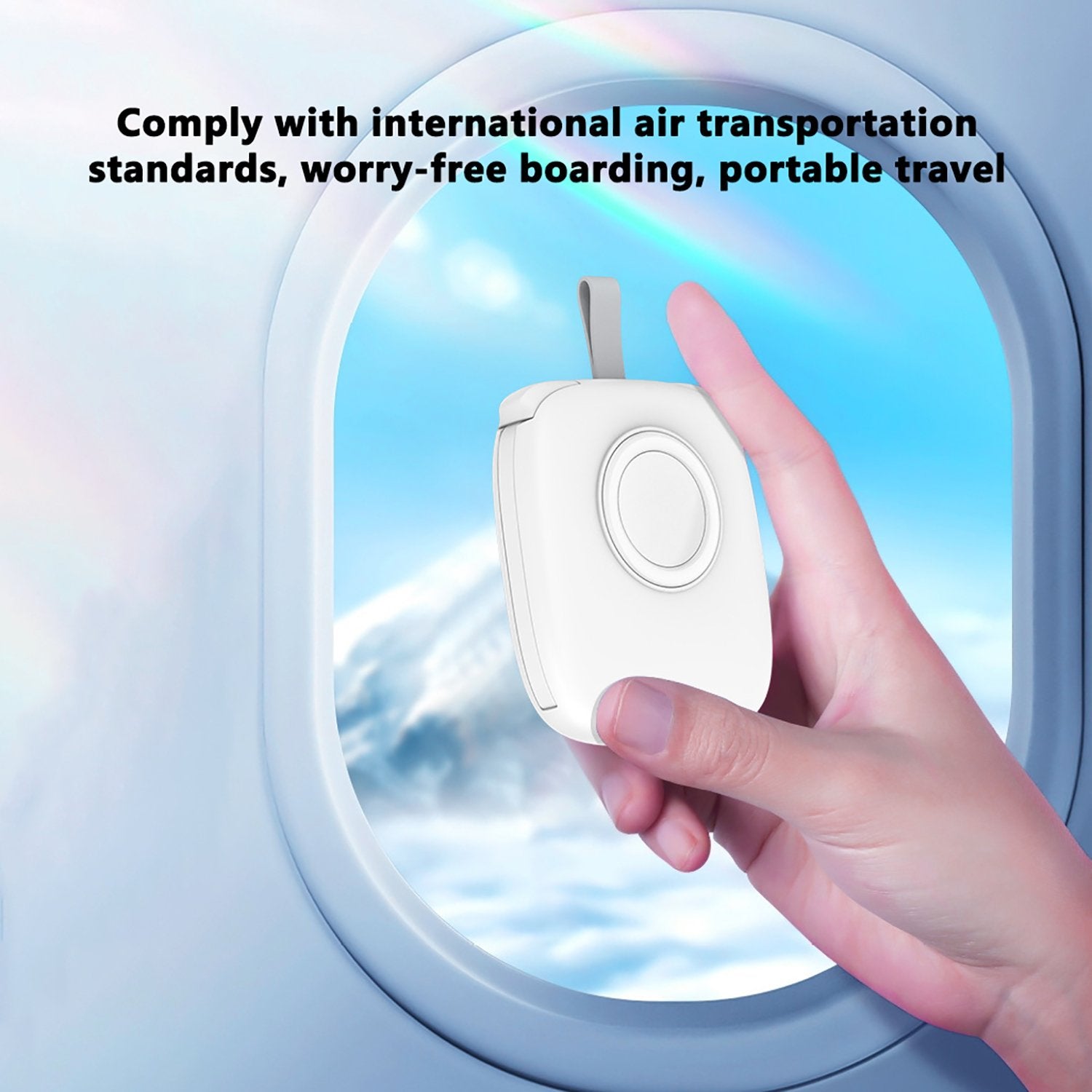 Portable Charger- 5000mAh Portable Charger Power Bank with Built-in Cables