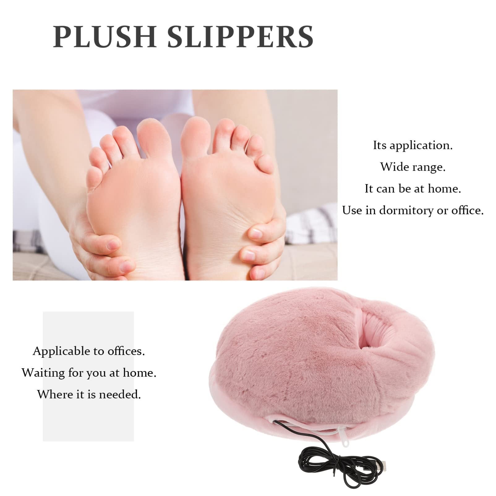 USB Heating Feet Warming Slipper