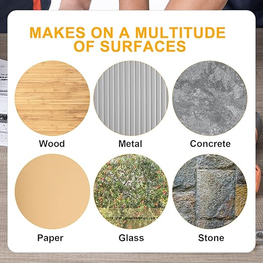 Heavy-Duty Carpenter Pencil with 21 Refill Leads & Built-In Sharpener – Ideal for Precision Marking in Woodworking, Metal, Concrete, and More