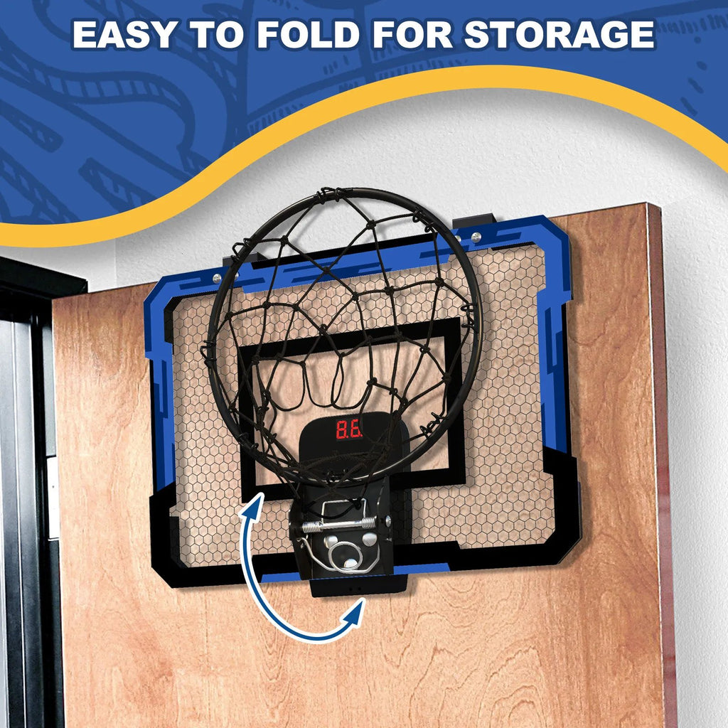 Foldable Wall Mounted Basketball Hoop - Sports Toys for Boys and Girls