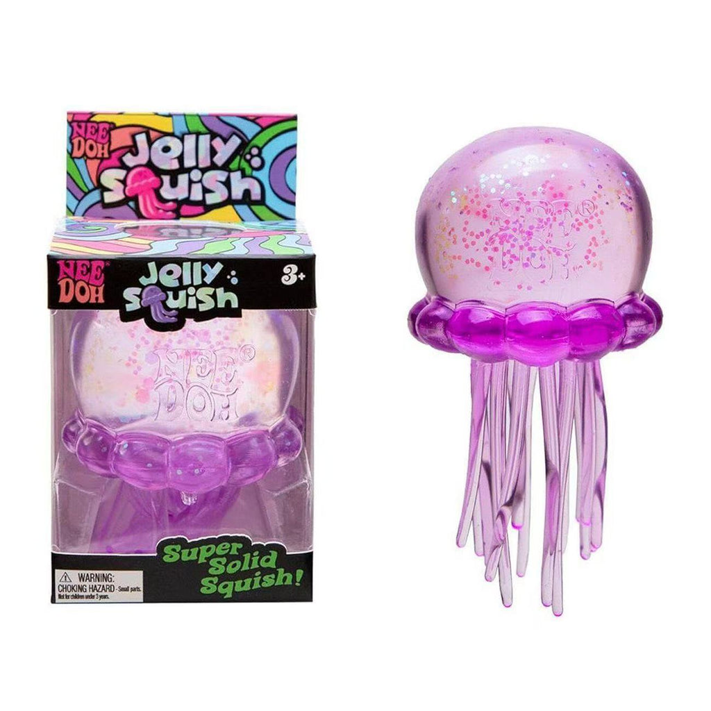 3-pack of elastic, squeezeable stress-relieving balls. Their cute, soft, jelly-like texture makes them fun and portable handheld squeeze toys
