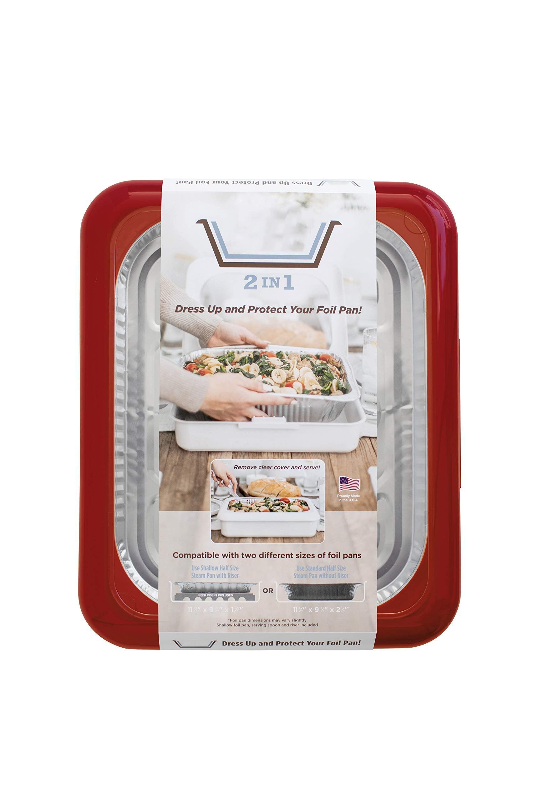 🎉Aluminium Foil Trays with Removable Riser