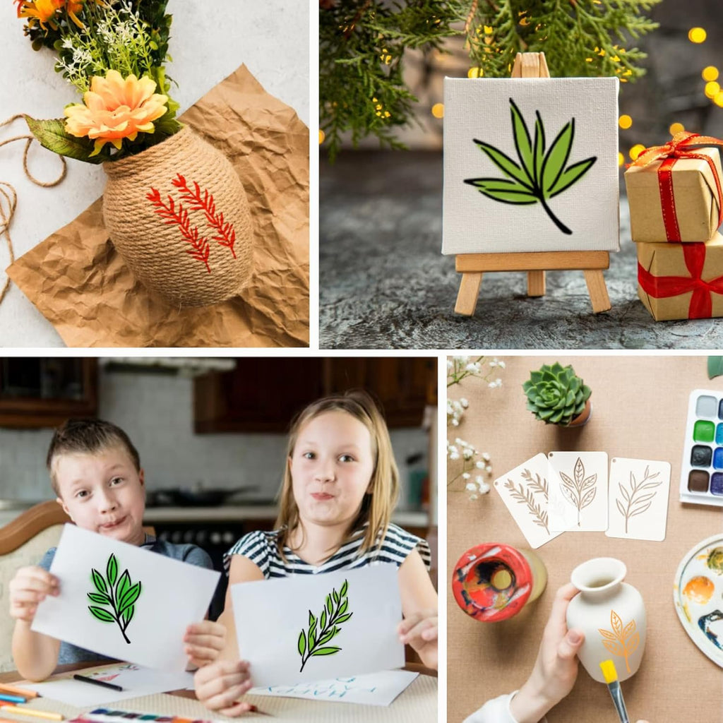 Leaf stencils for crafts