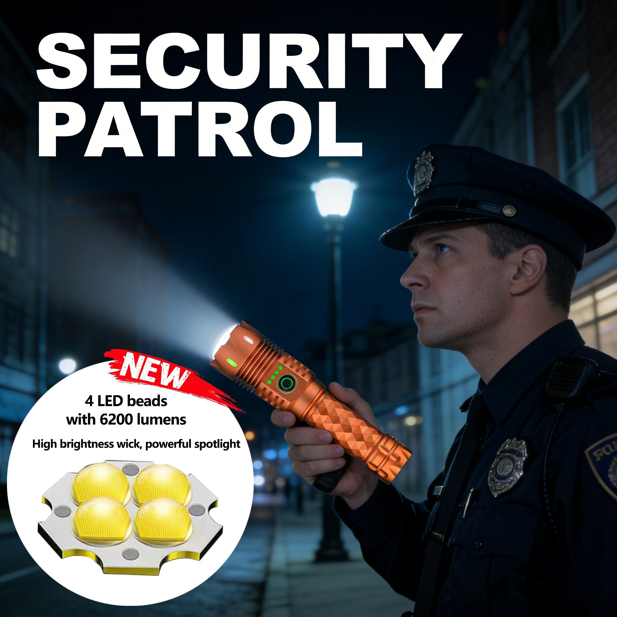 ✨Rechargeable LED Flashlight - High Lumen, Waterproof, Ultra Bright Flashlight for Emergencies