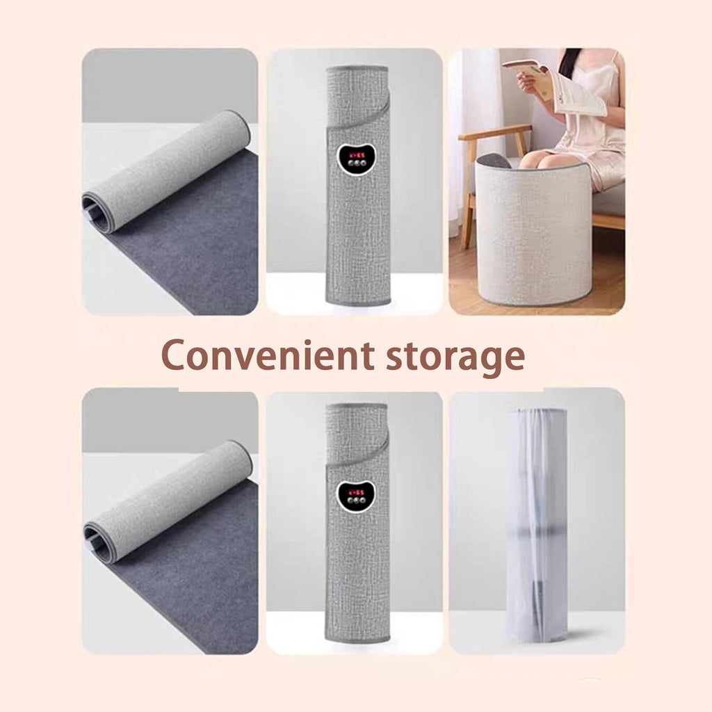 Foldable heating wall — standing infrared heating