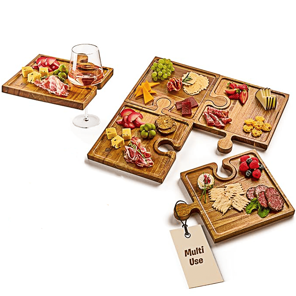 Elevate Every Gathering with a Creative Wooden Charcuterie Board Set