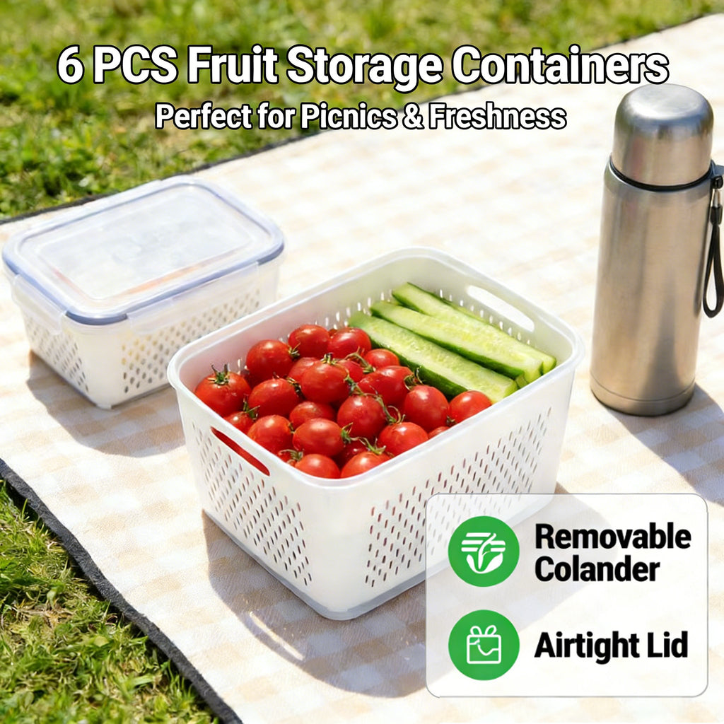 Food Storage Containers for Refrigerator Organization(3-7 PCS)