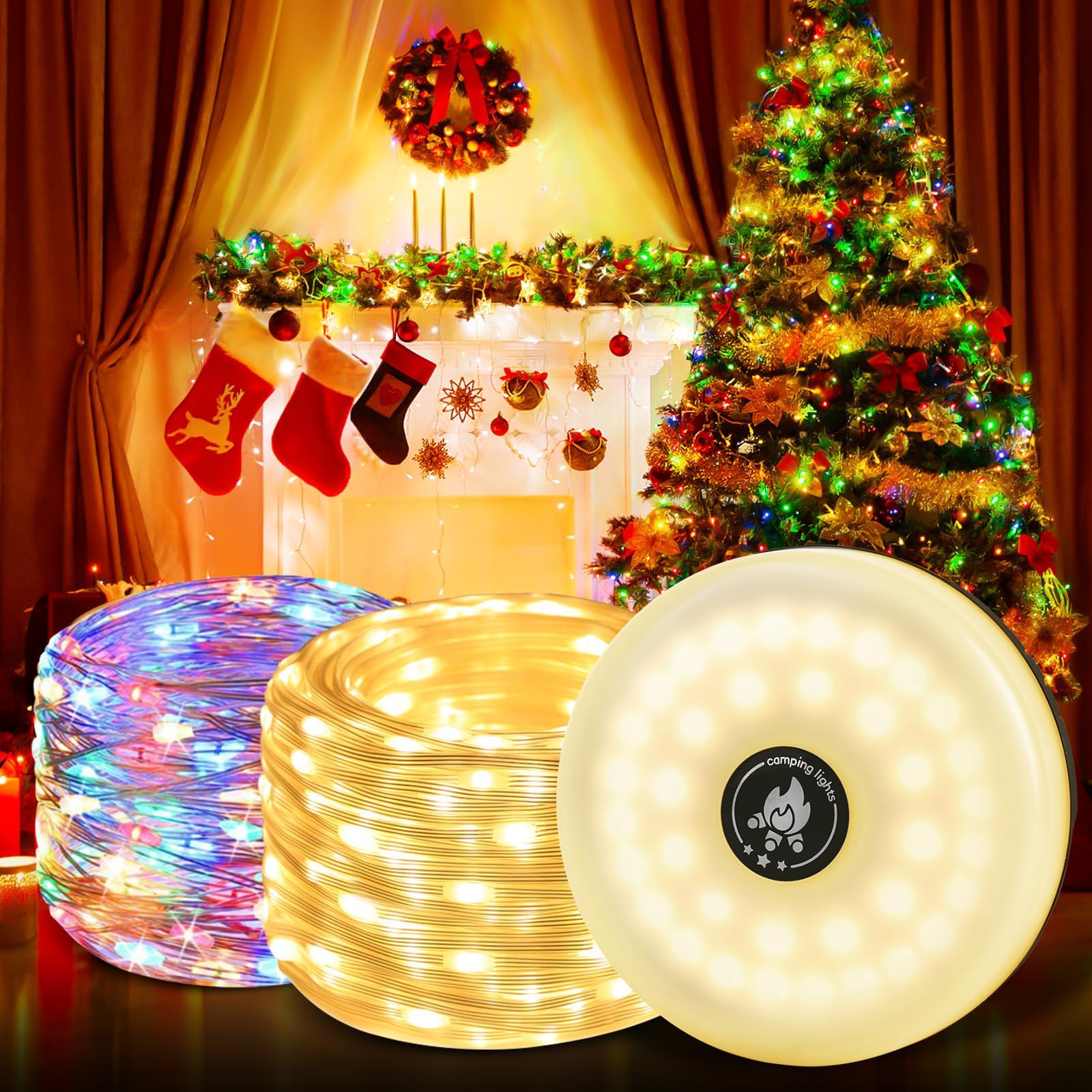 Outdoor Waterproof Portable Stowable String Light