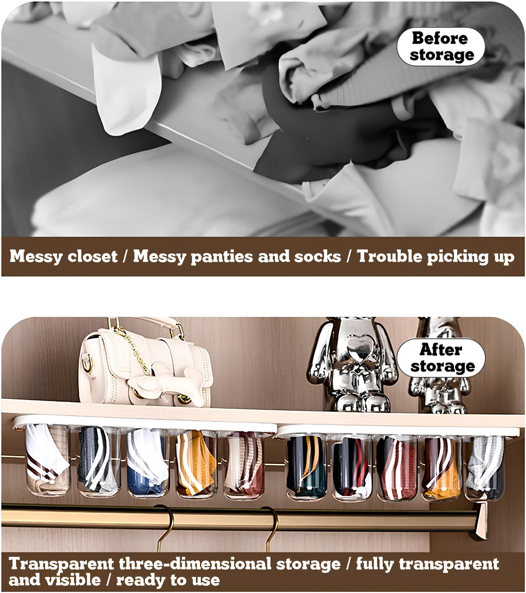 Underwear and socks storage