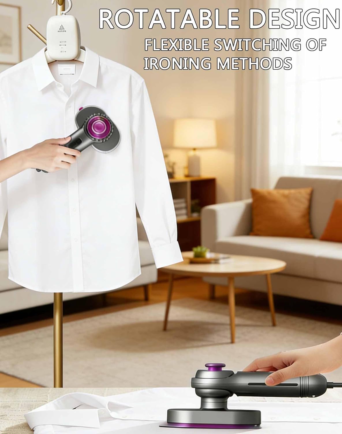 ✨ Mini Steam Iron – Smooth Clothes in Minutes, Anywhere