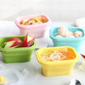 Collapsible Silicone Food Storage Containers (Set of 4)