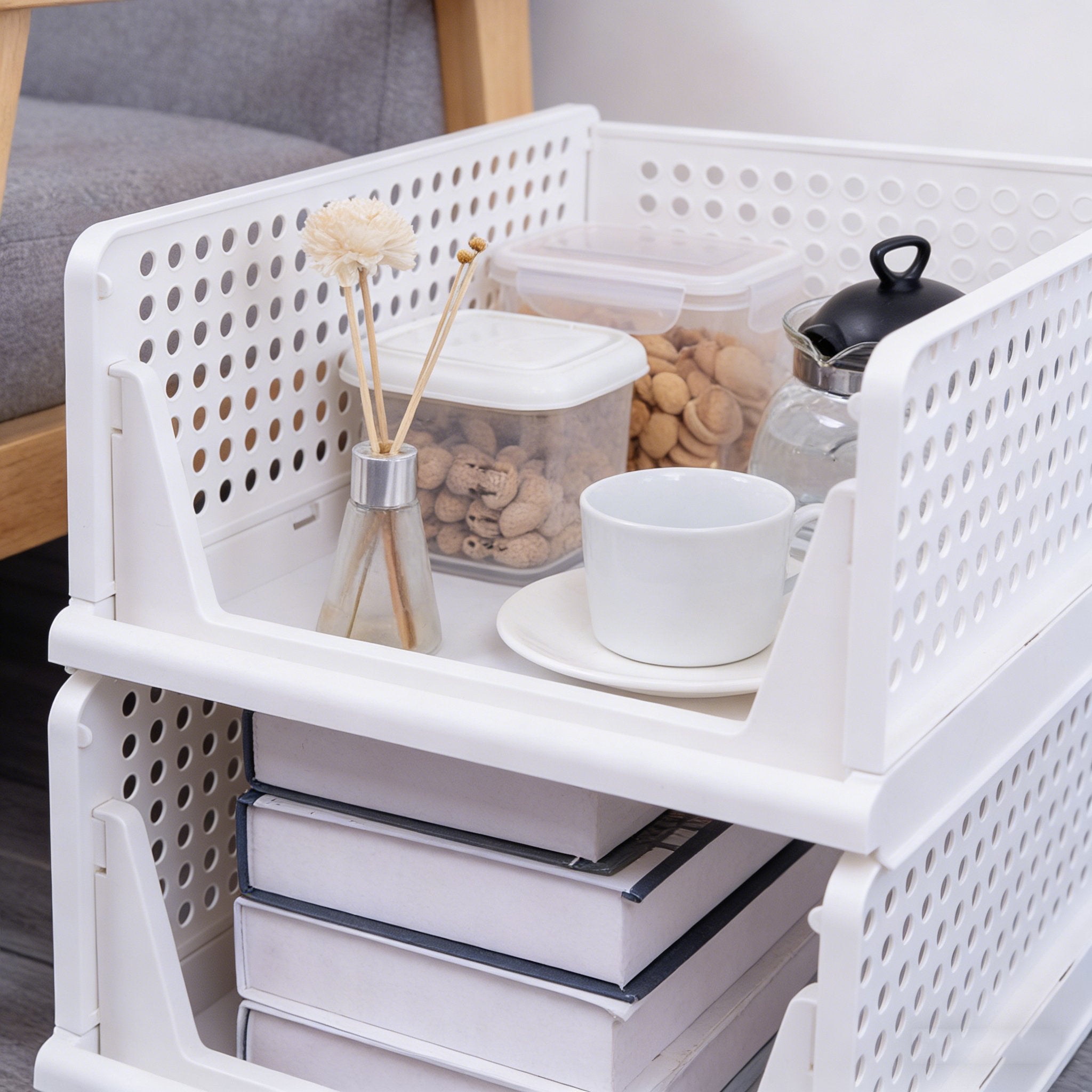 🏠 Foldable Stackable Closet Organizer Set