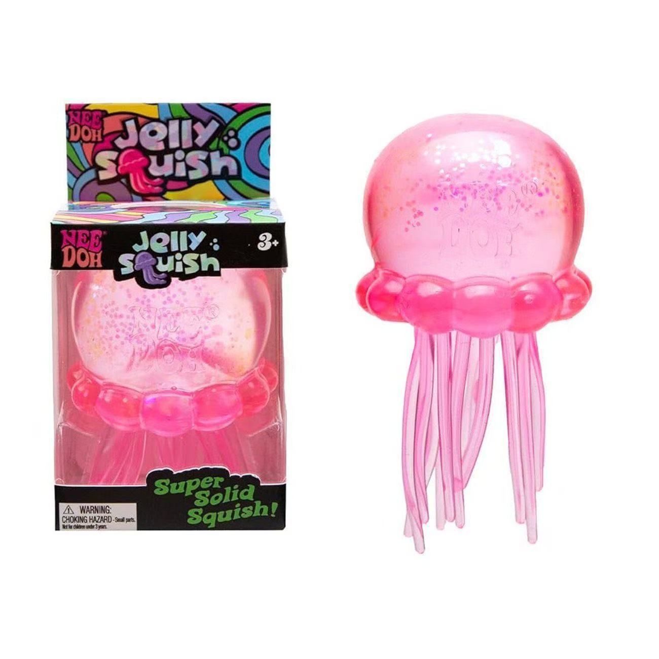 3-pack of elastic, squeezeable stress-relieving balls. Their cute, soft, jelly-like texture makes them fun and portable handheld squeeze toys