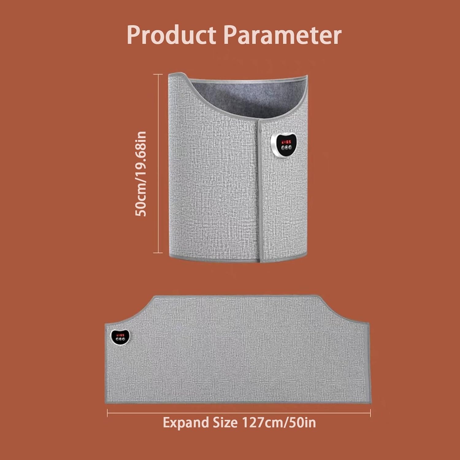 Foldable heating wall — standing infrared heating