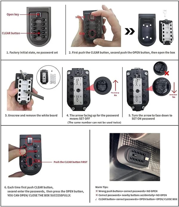 Secure Key Storage Box – Your Reliable Outdoor Key Guardian