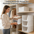🏠 Foldable Stackable Closet Organizer Set