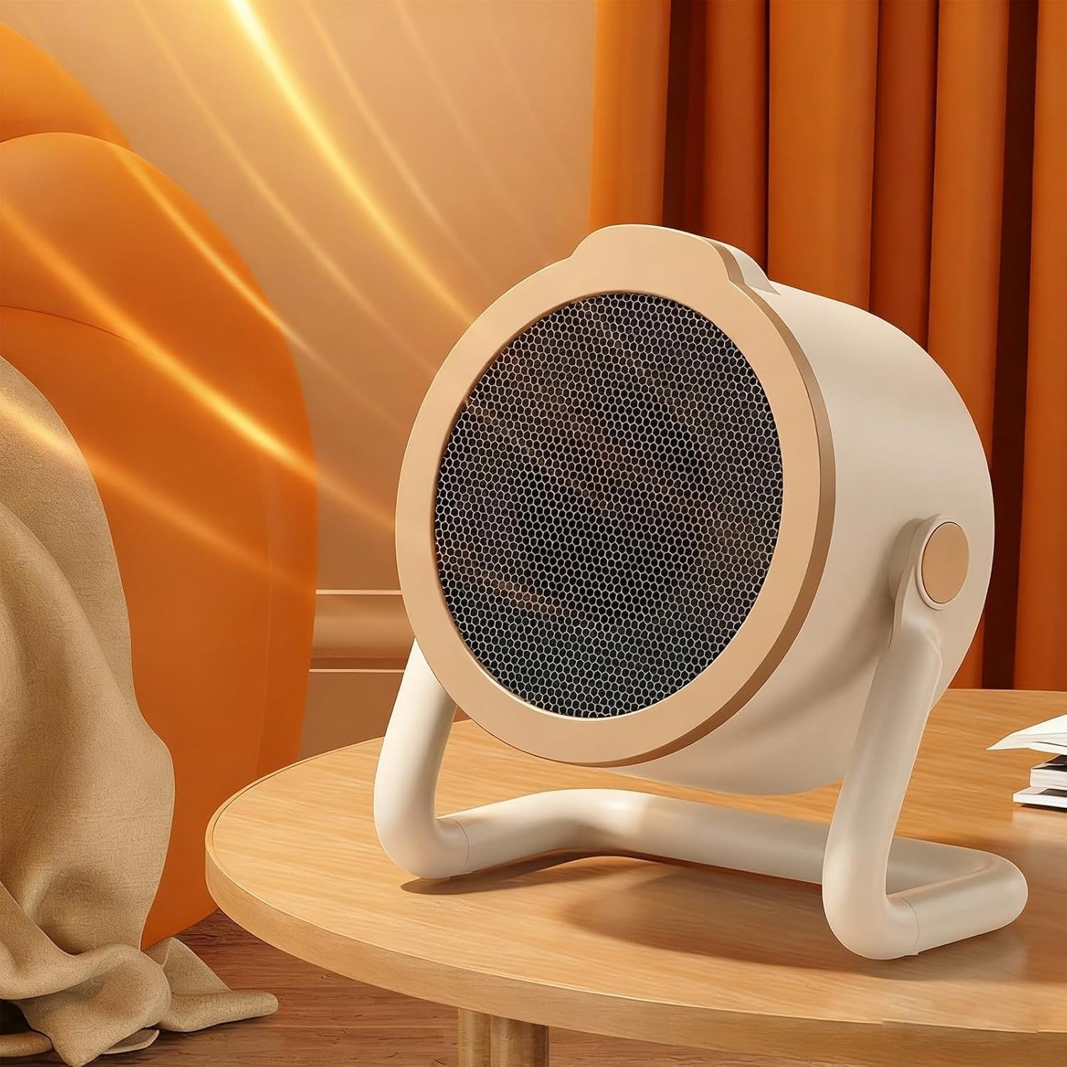 Portable Fan Heater, Fast Heating for Personal Use with Overheat Protection, Quiet Mini Heater for Office (Under Desk), Bedroom, and Indoor Use 🔥❄️