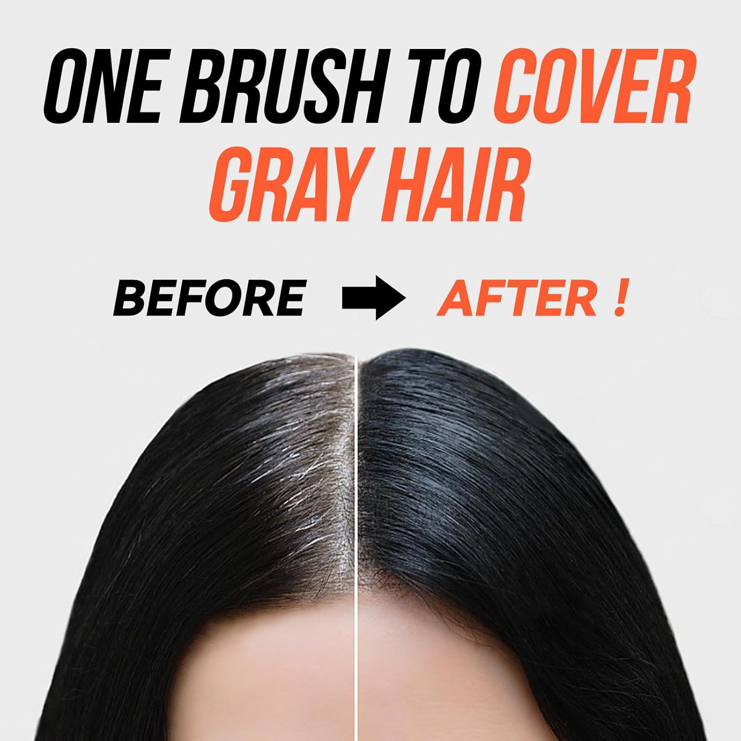 Instant Root Cover Up Stick - Waterproof Quick Touch-Up for Hair & Beard, Easy Washout Concealer