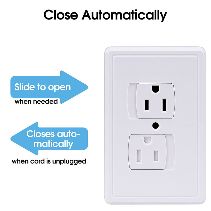 Safety Innovations Self-Closing Babyproof Outlet Covers