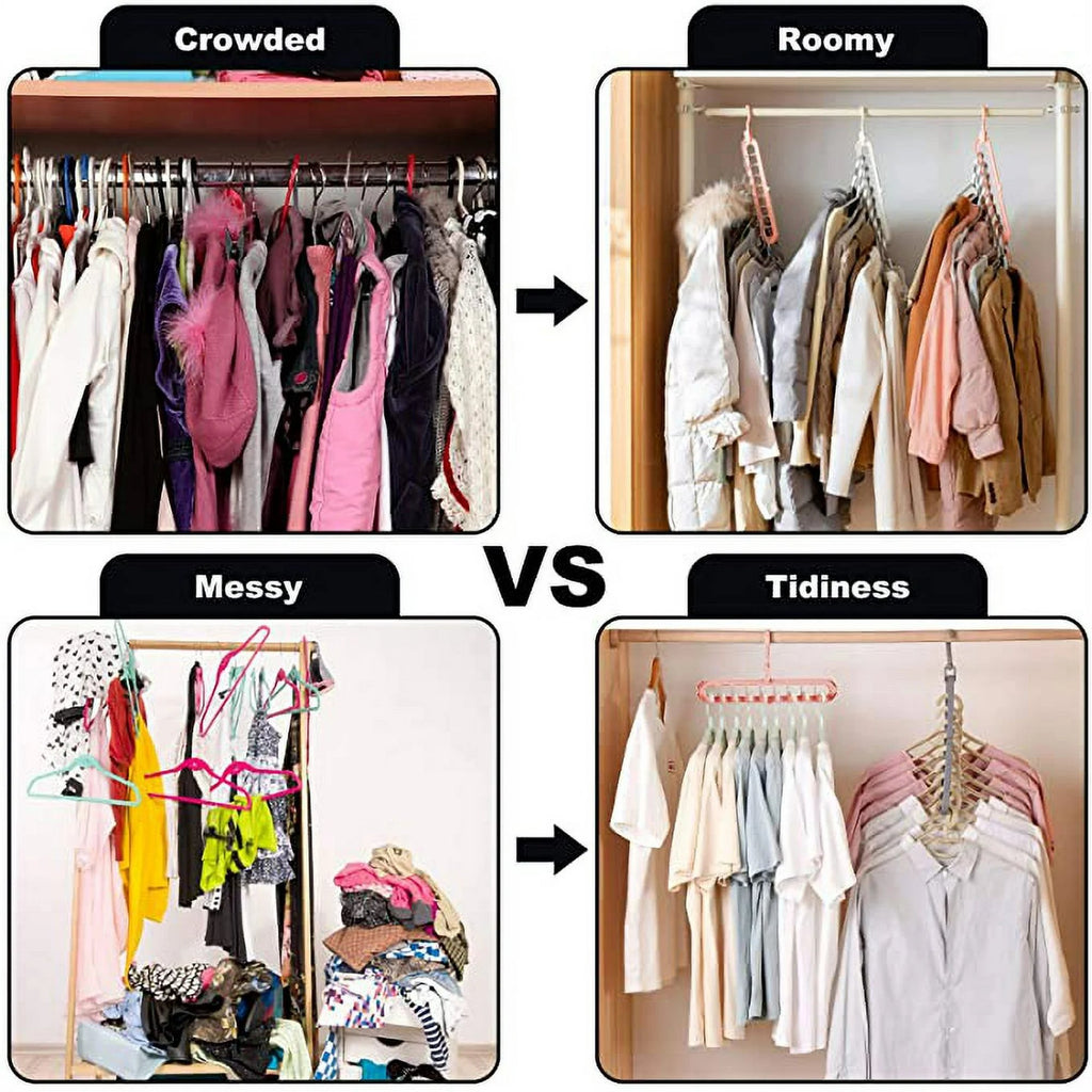Space-Saving Magic Closet Hangers