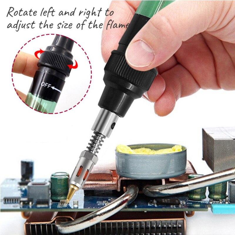 Portable 4-in-1 Soldering Iron Kit | Adjustable Temperature Welding Tool for Automotive and Electronic Repairs