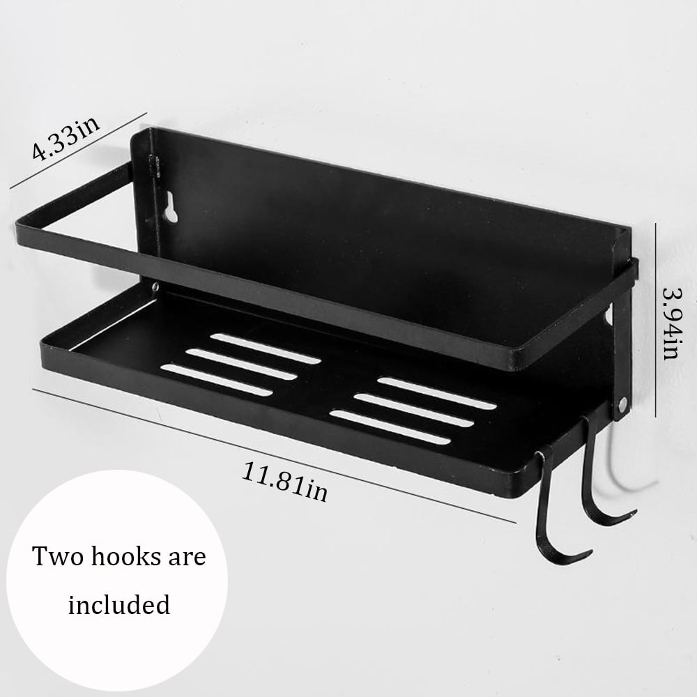 🧂 Double-Layer Wall-Mounted Magnetic Spice Rack