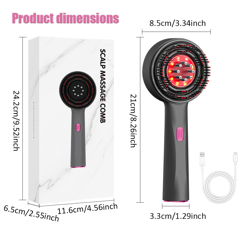 💆‍♀️ 3 in 1 Scalp Massager Hair Growth Hair Oil Applicator