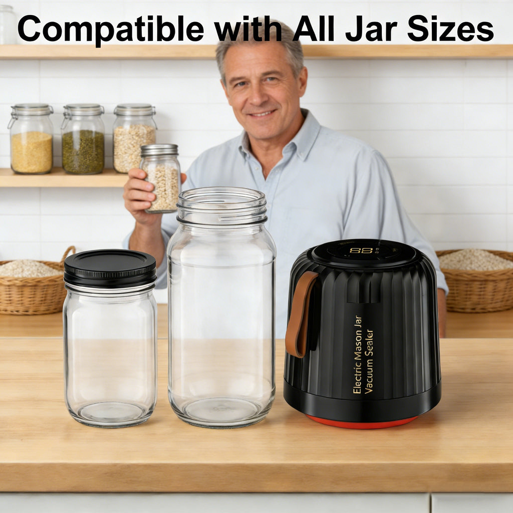 Electric Mason Jar Vacuum Sealer Kit🥗