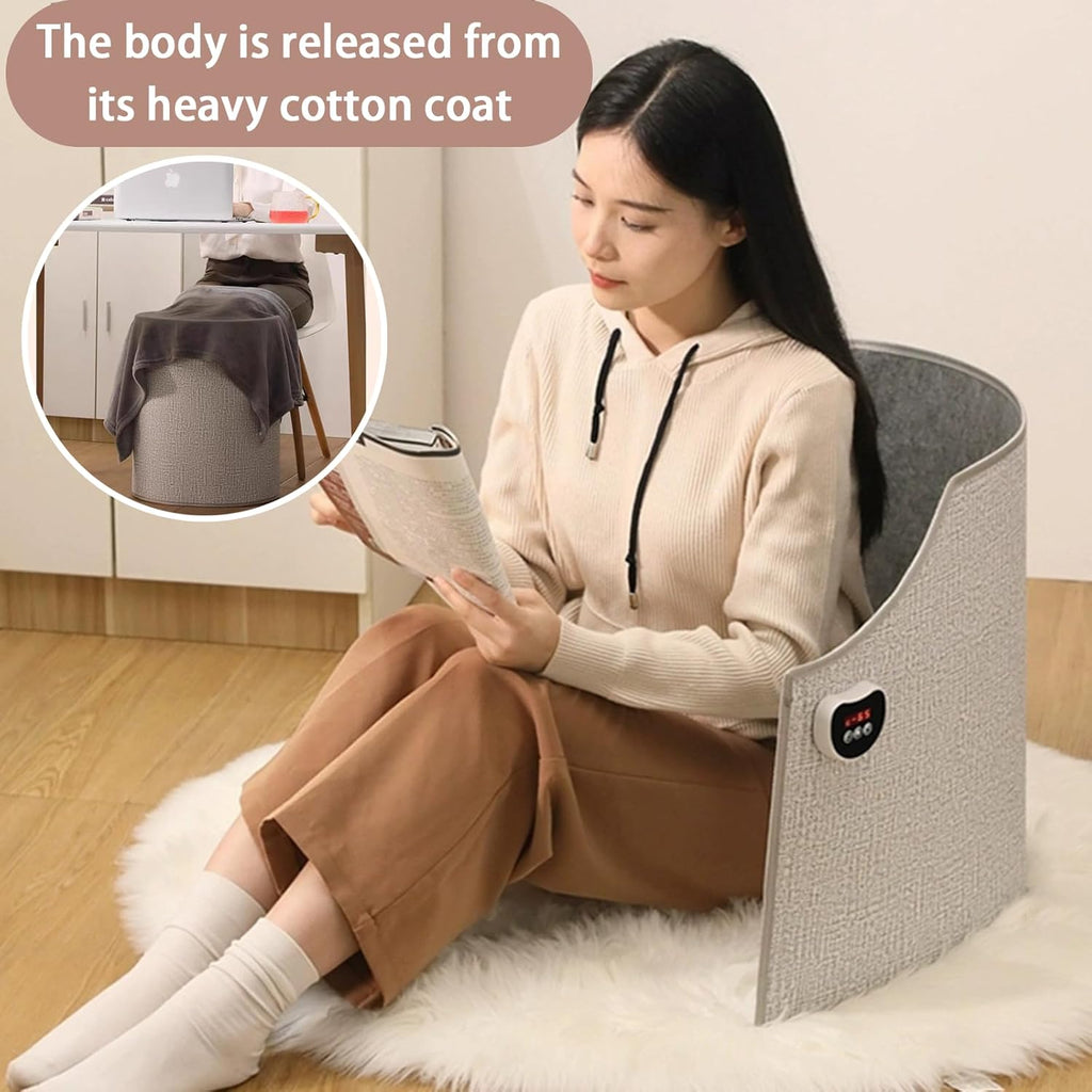 Foldable heating wall — standing infrared heating