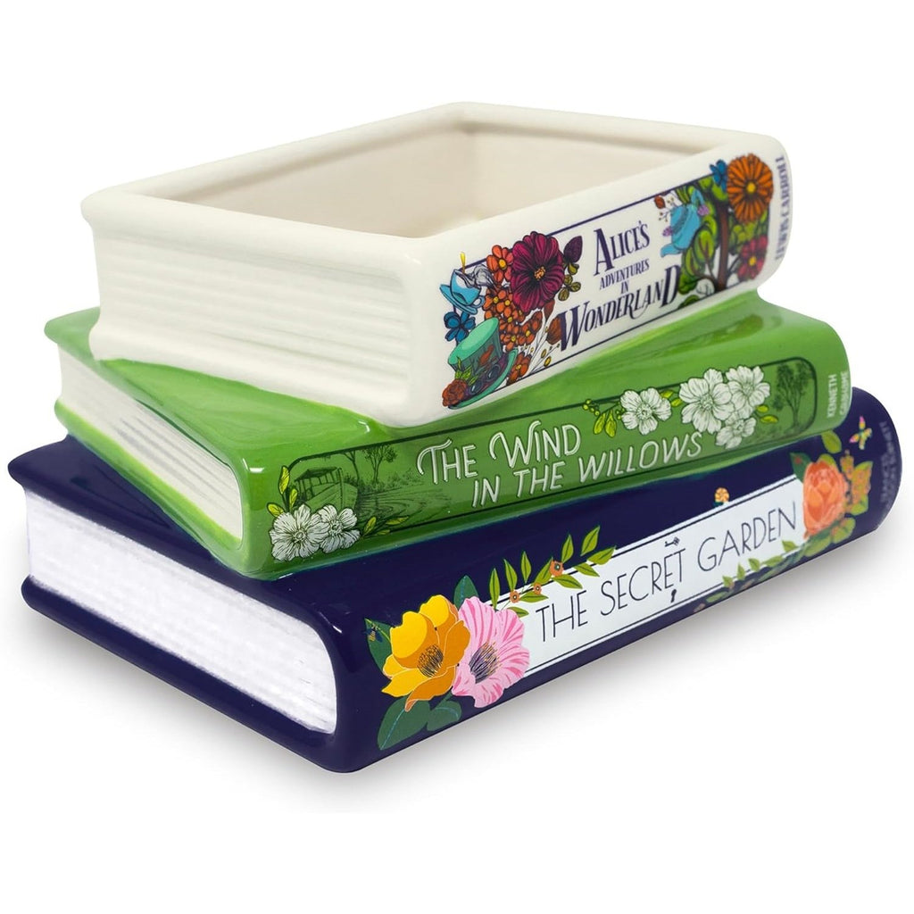 Book-Shaped Ceramic Decorative Flower Pot📚🌿