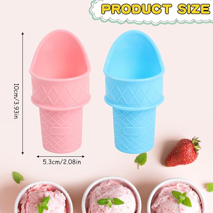 Colorful Delight: Versatile Ice Cream Cone Holders for Every Occasion