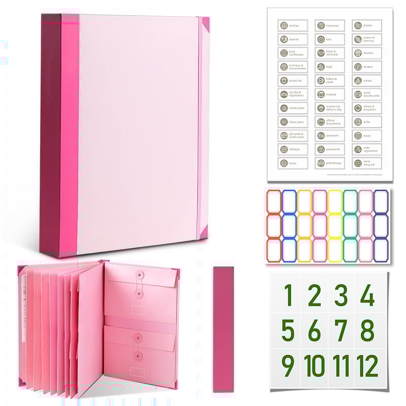 Document Organizer Binder for Important Papers 📁✨