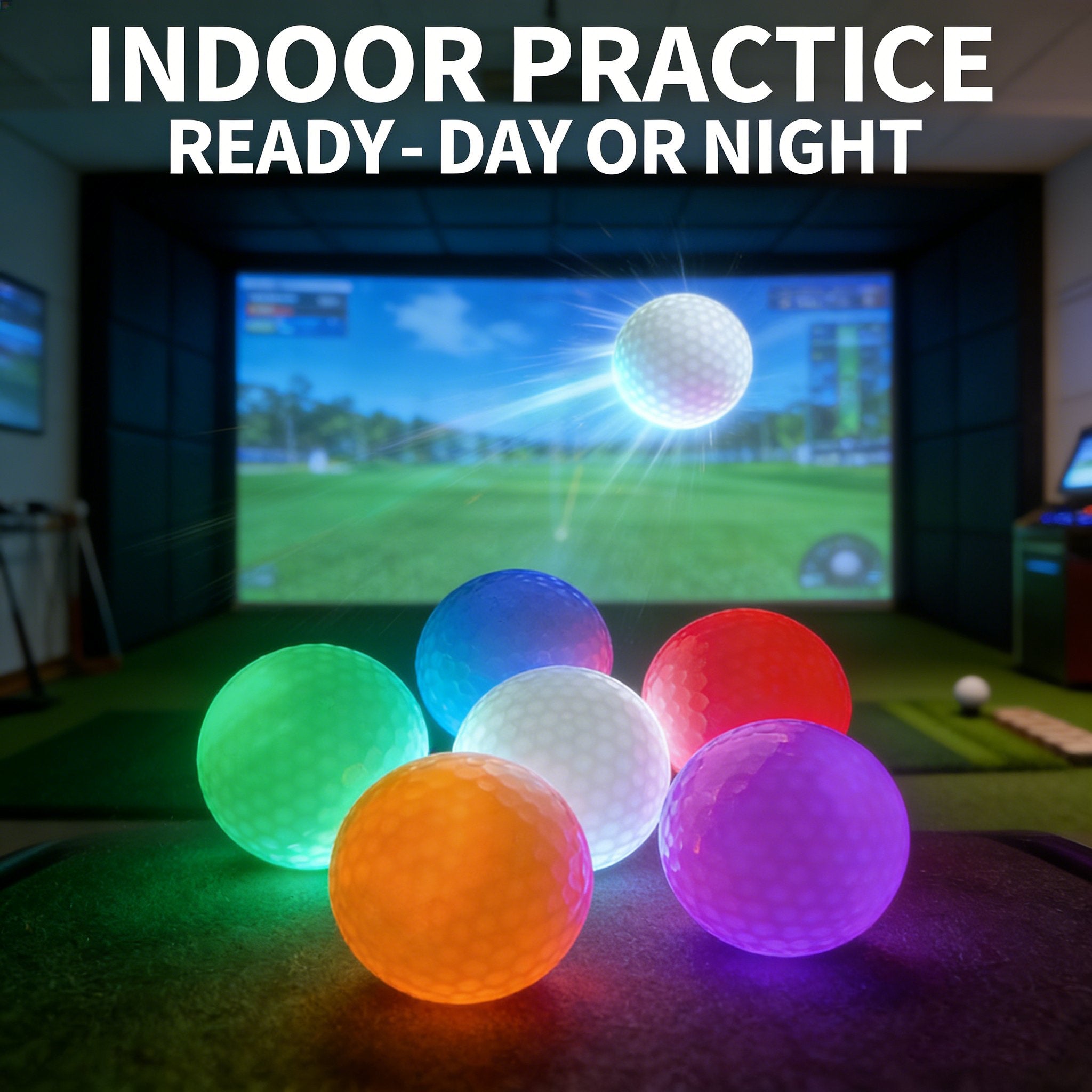 🌟 Glow in the Dark LED Golf Balls