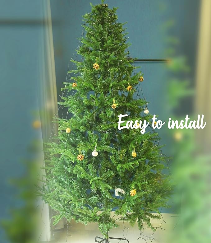 Cascading Twinkle Lights for Christmas Tree