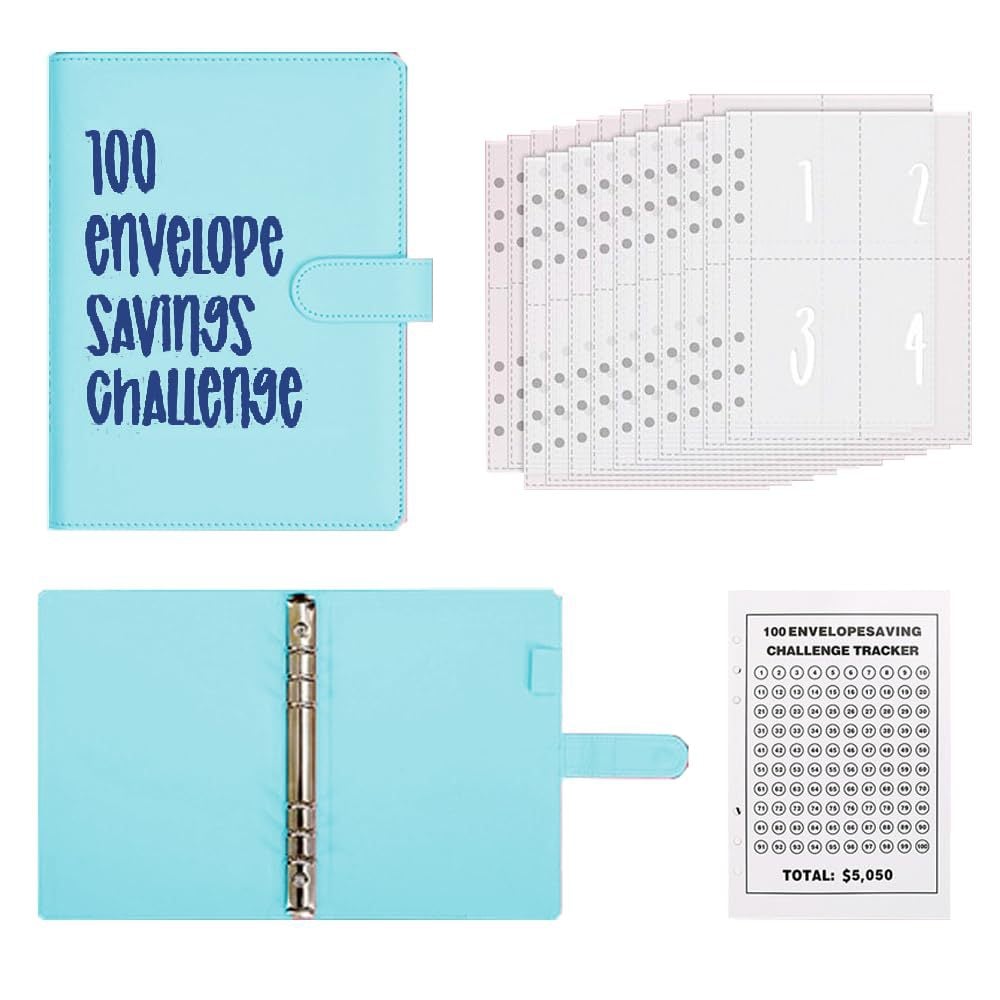 ✉️ 100 Envelope Challenge Binder