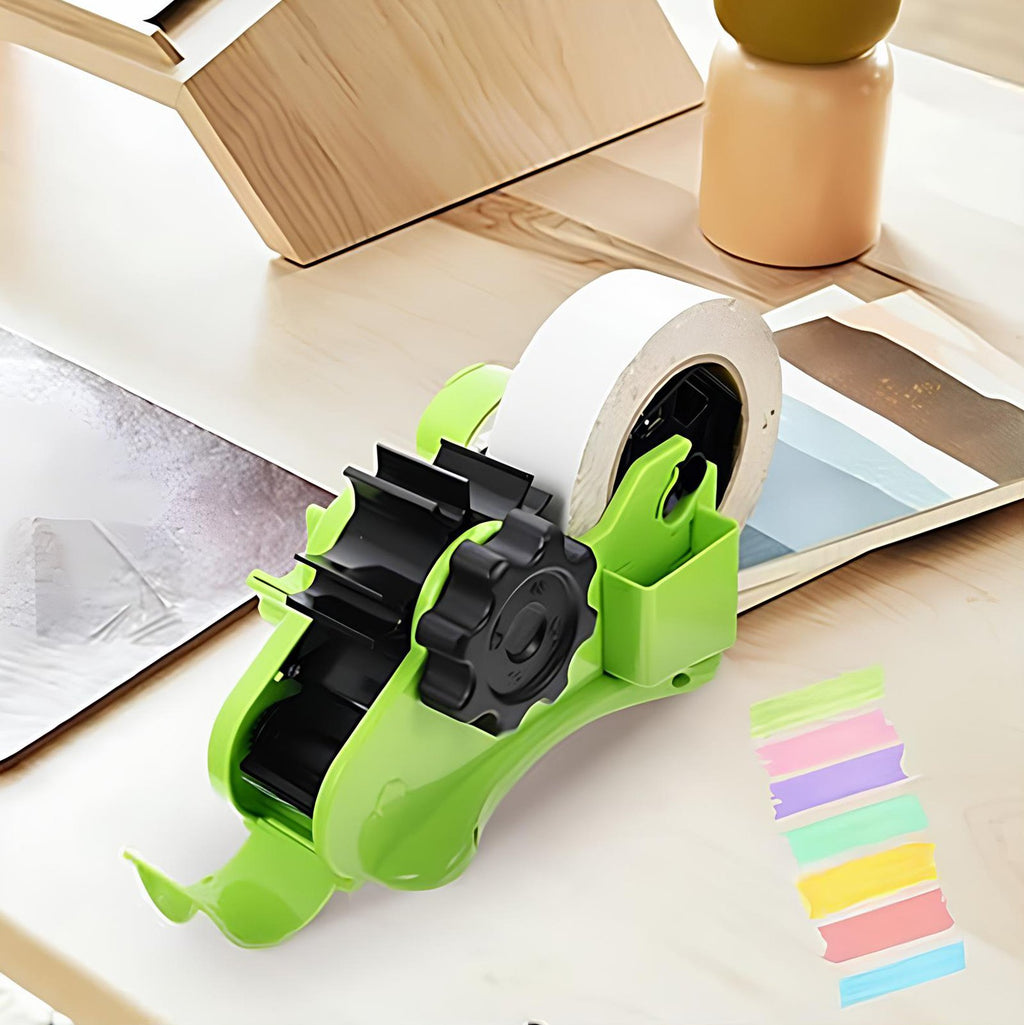 Product Title: Semi-Automatic Tape Dispenser | Durable, Smooth, and Practical Office Supply