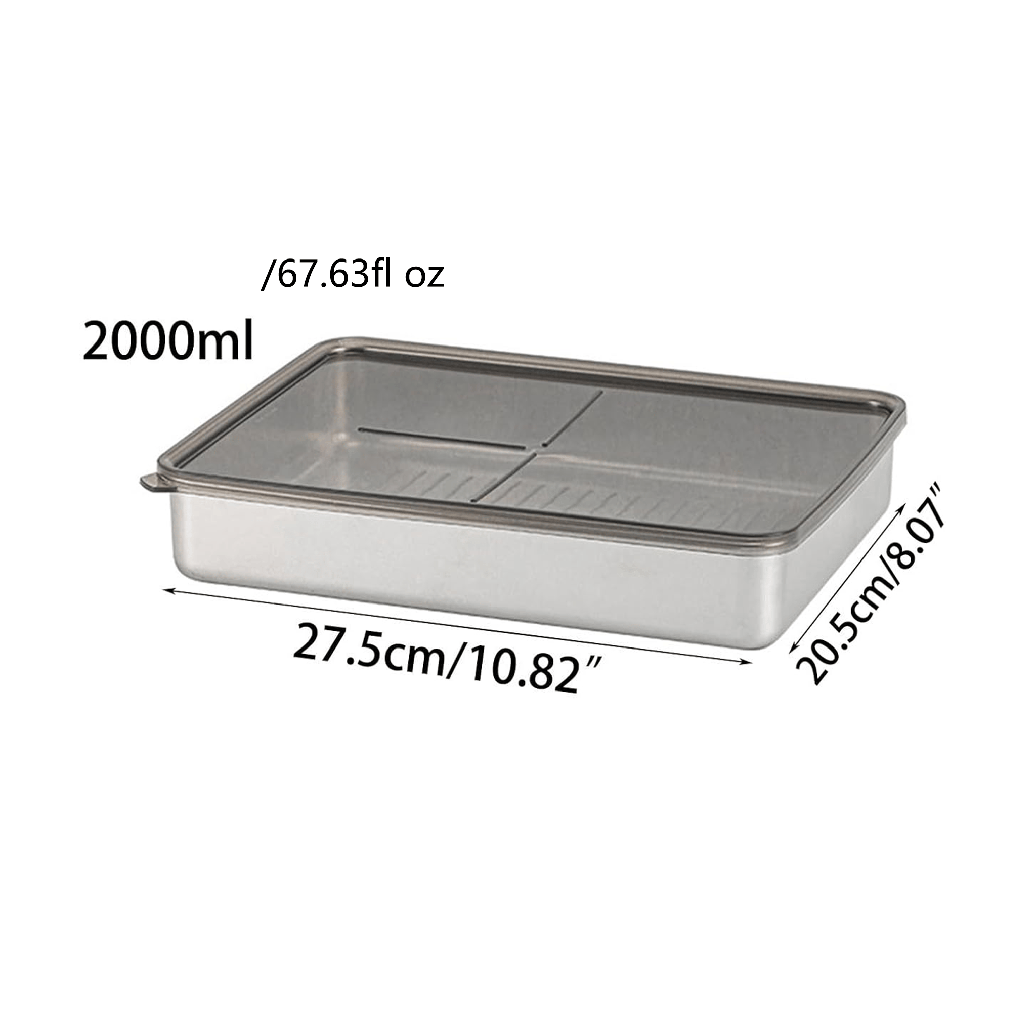 Stainless Steel Food Containers with Sealing Lids🥗