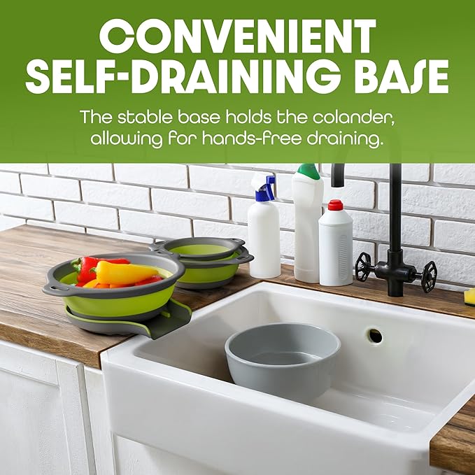 Collapsible Colanders Set
