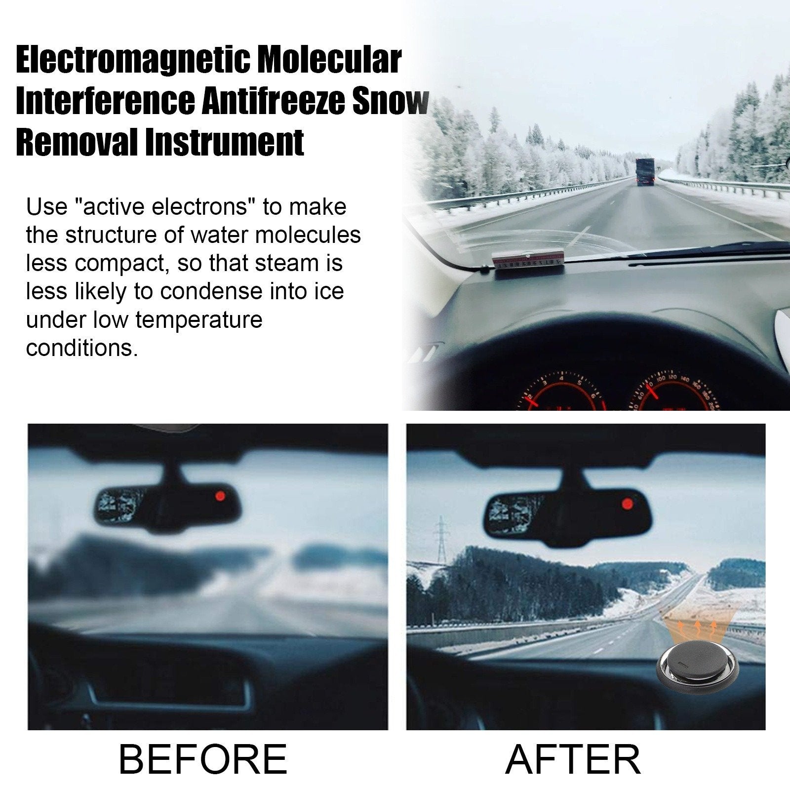 🚗Antifreeze Device – Auto Defroster & Molecular Heater for Snow and Ice Removal❄️