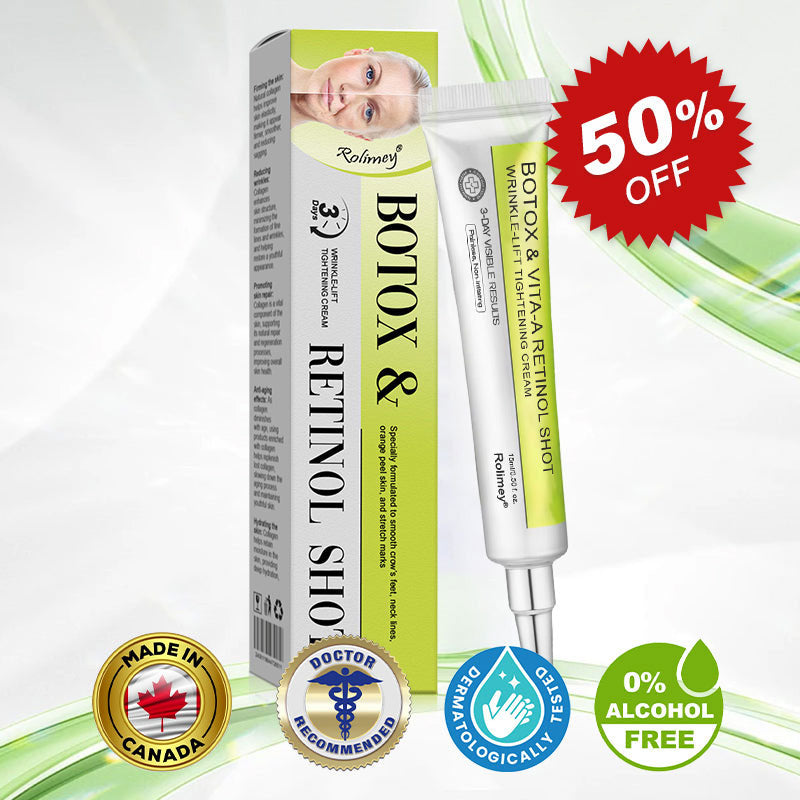 🌹Made and shipped from the CA 💫Rolimey® Botox & Vita-A Retinol Shot Wrinkle-Lift Tightening cream - Last Day Promotion 70% OFF