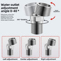 Adjustable Shower Faucet Angle Adapter
