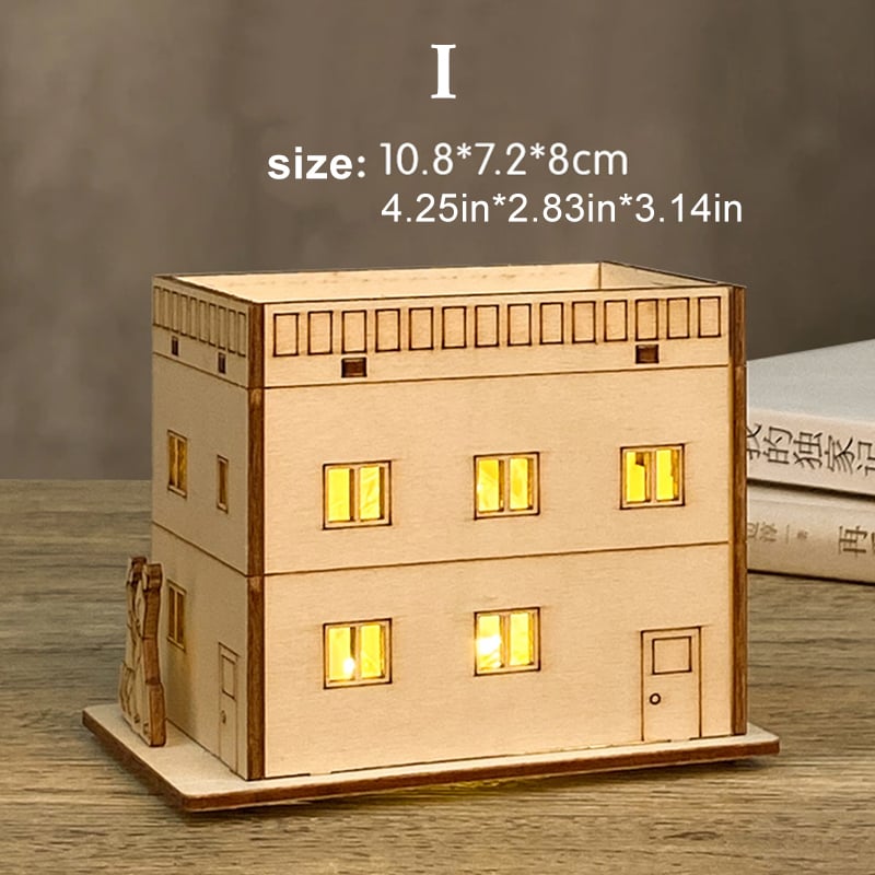 Buy 2 Free Shipping🎄 DIY Christmas Wooden House Kit 🎄