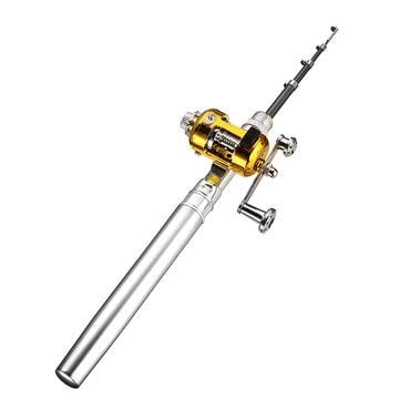 Portable Pen-Shaped Fishing Rod Combo Set with Telescopic Reel – Lightweight & Compact Fishing Gear