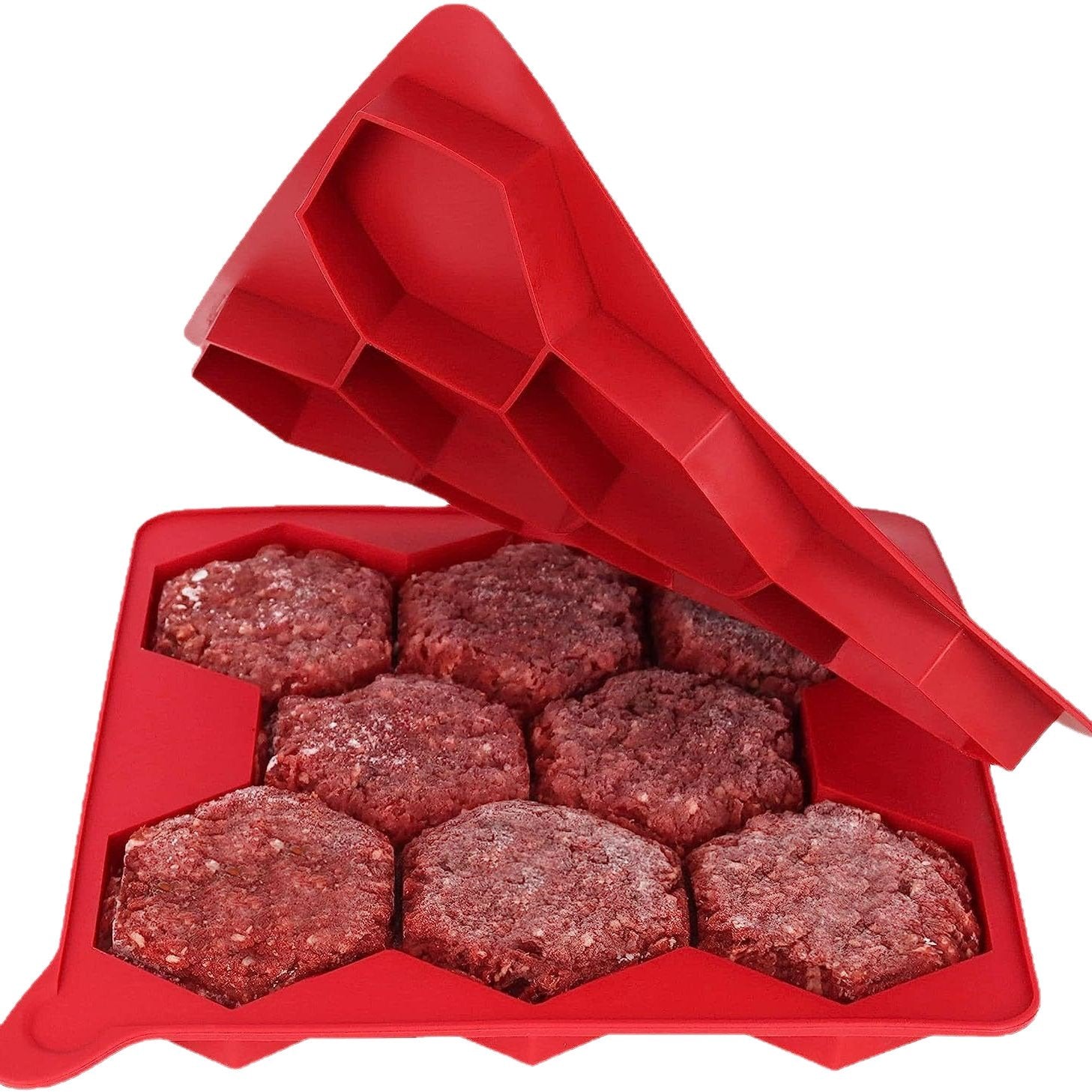 🍔 Innovative Burger Patty Press & Freezer Container